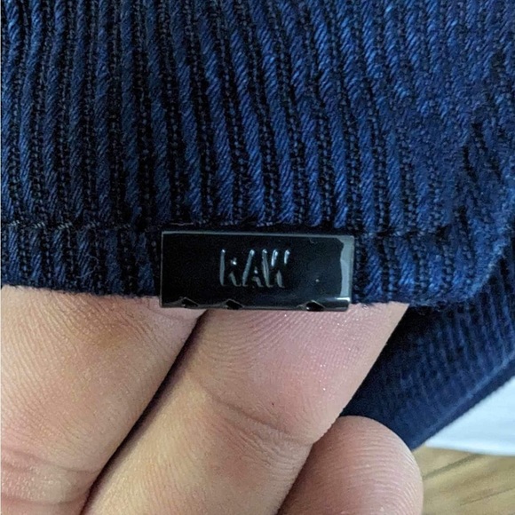 G-Star RAW Men’s Vodan Field Jacket Navy Utility Overshirt- Size Large - Picture 7 of 7